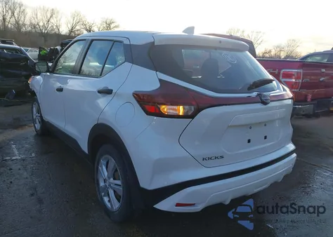 2023 Nissan Kicks S Xtronic Cvt из США, поврежденный, VIN 3N1CP5BV8PL529274